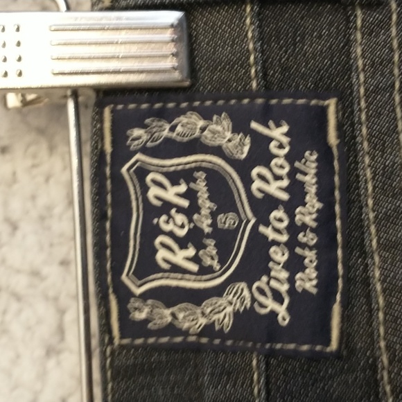 Rock and Republic Low Rise Straight Leg Jeans Size 5 - Picture 5 of 9